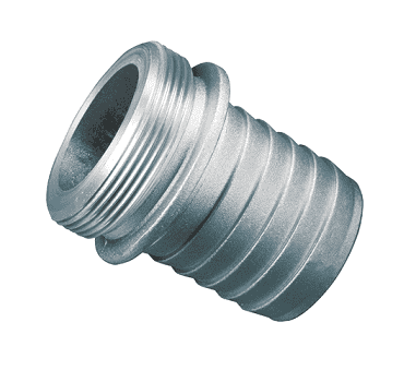 ABM400 by Kuriyama | Pin Lug Hose Shank Coupling | 4" Male NSPM x 4" Hose Shank | 50 PSI | Aluminum