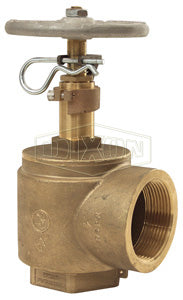 AVAPRF250-I Dixon Cast Brass Global Adjustable Pressure Restricting Angle Valve - 2-1/2" Female NPT Inlet x 2-1/2" Female NPT Female NPT Outlet