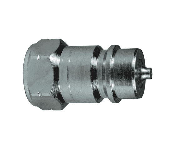 AG3F3-PV Dixon Steel AG-Series Quick Disconnect 3/8" Agricultural Interchange Poppet Valve Hydraulic Nipple - 3/8"-18 Female NPTF