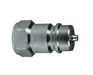 AG4OF5-PV Dixon Steel AG-Series Quick Disconnect 1/2" Agricultural Interchange Poppet Valve Hydraulic Nipple - 7/8"-14 Female ORB