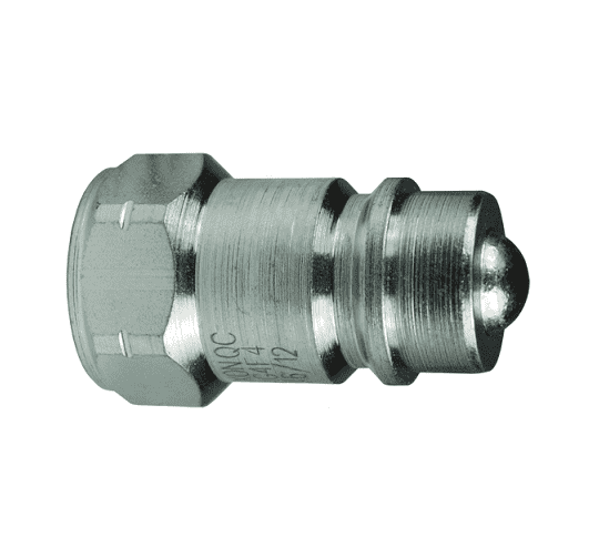 AG3F3 Dixon Steel AG-Series Quick Disconnect 3/8" Agricultural Interchange Ball Valve Hydraulic Nipple - 3/8"-18 Female NPTF