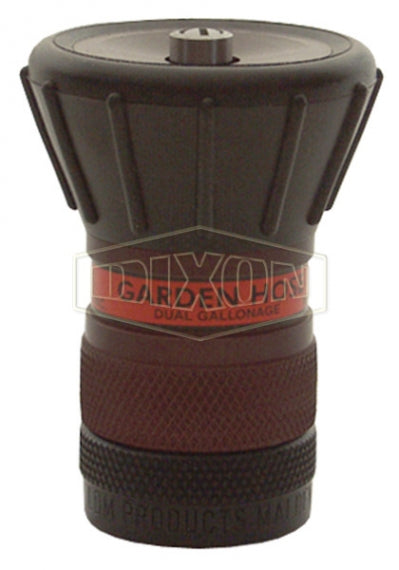 GHN75-B Dixon 6061 T-6 Aluminum Garden Hose Nozzle with Bumper - 3/4" Female GHT Thread