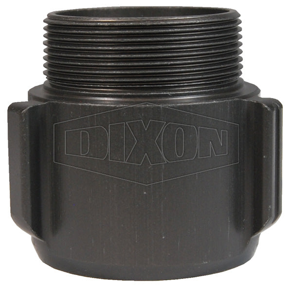 MD16181T Dixon Aluminum Expansion Ring Coupling for Double Jacket Fire Hose - Rocker Lug - Male Coupling - 1-1/2" MNPT Thread - 1-13/16" Bowl
