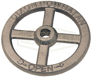 AV150-W Dixon Cast Brass Domestic Angle Hose Valve - 1-1/2" Aluminum Replacement Handwheel