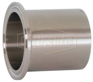 TL14AM7-400PM Dixon Valve 4" Tube OD 316L Stainless Steel BioPharm Automatic Weld Ferrule BPE2012 (PM Finish SF4)