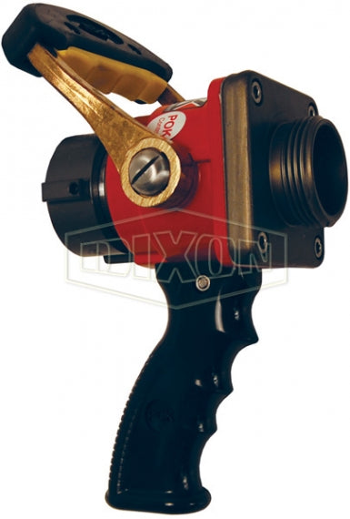 ACPSO150F Dixon Aluminum Ball Shut-Off Nozzle - Bolted Style - 1-1/2" Female NST(NH) - 1-3/8" Waterway