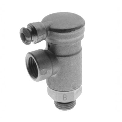 82890-02 AIGNEP | Functional (Flow Controls) Series | Two Way Block Valve | 1/8" Swift-Fit Male x 1/8" NPT Female x 5/32" Tube