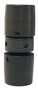 ABH08125 Dixon Aluminum Hardcoat Hole Type Booster Hose Coupling - 3/4" Hose Size - 1" NPSH Thread Type - 1-1/4" Bowl Size
