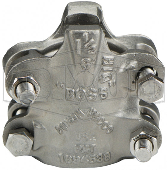RBU24 Dixon Valve Stainless Steel Boss Clamp for Hose ID 1-1/2" and Hose OD from 2-12/64" to 2-24/64"