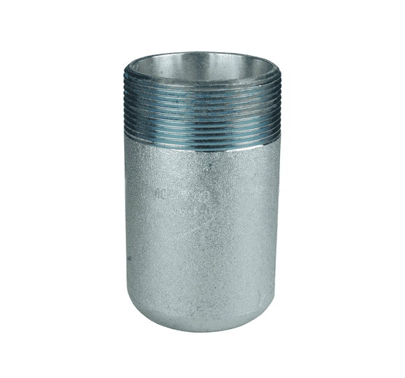 BP40-250 Dixon Zinc Plated Schedule 40 Bull Plug - 2-1/2" Male NPT - 5.0" Length