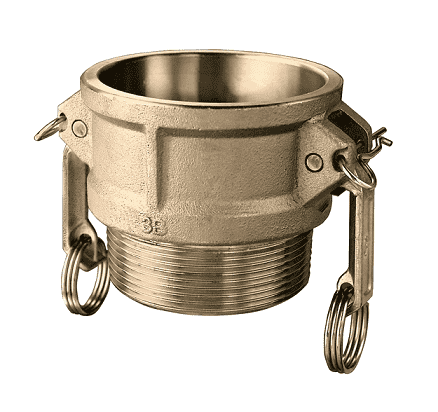 BR-B300 by Kuriyama | Quick-Acting Coupling | Part B | 3" Female Coupler x 3" Male NPT | Brass