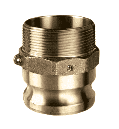 BR-F050 by Kuriyama | Quick-Acting Coupling | Part F | 1/2" Male Adapter x 1/2" Male NPT | Brass