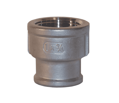 BR7550SS Dixon 150# 316 Stainless Steel NPT Threaded Bell Reducer - 3/4" Female NPT x 1/2" Female NPT