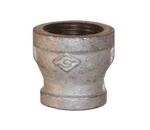 BR3025G Dixon 150# Galvanized Iron NPT Threaded Bell Reducer - 3" Female NPT x 2-1/2" Female NPT