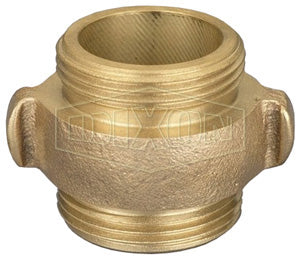 DMR1515F Dixon Cast Brass Double Male Rocker Lug - 1-1/2" Male NST(NH) x 1-1/2" Male NST(NH)
