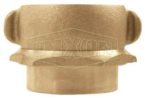 RSF25F30T Dixon Cast Brass (Open Snoot) Female Swivel Adapter - Rocker Lug - Increaser / Reducer - 2-1/2" Female NST(NH) x 3" Female NPT