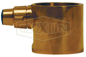 BID250F Dixon Brass British Instantaneous Adapter - 2-1/2" Female BRIT x 2-1/2" Female NST(NH)
