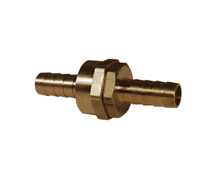 BS606 Dixon Brass Short Shank Fitting - NPSM Thread - Complete Machined Coupling - 3/4" ID