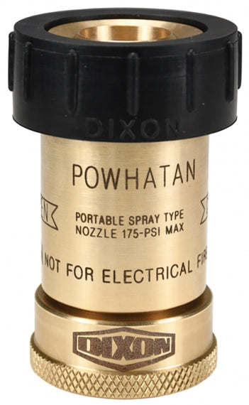 BBN75 Dixon Brass Bumpered Fog Nozzle - 3/4" Female NPSH