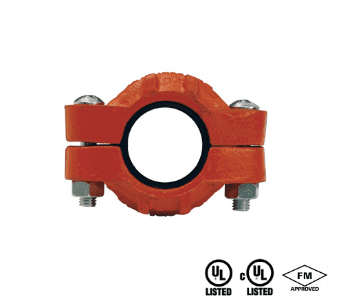 C12 Dixon Ductile Iron Standard Coupling with EPDM Gasket - Series S, Style 11 - 2" Nominal Size - 2.375" Pipe OD