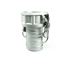 C250A54S by Jason Industrial | 2-1/2" Safety-Cam Cam and Groove | Part C | Female Coupler x Hose Shank | Aluminum
