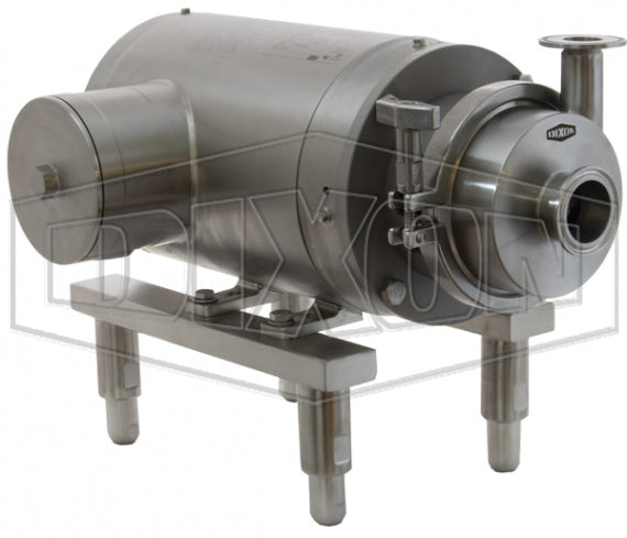 MB15A01C1EA1B04 Dixon Valve MB100 Series Sanitary Centrifugal Pump - 1-1/2" Inlet x 1" Outlet - EPDM Elastomer - Baldor SS Washdown Motor - 3PH/60Hz 208-230/460V - 0.5HP