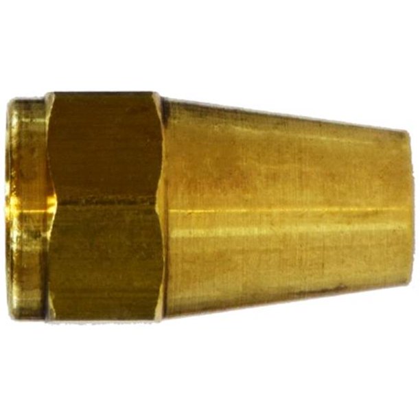 10003 (10-003) Midland SAE 45° Flare Fitting - Long Rod Nut - 1/4" Female SAE 45° Flare - Brass