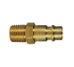 CJ3BM4-B Dixon Brass CJ-Series Quick Disconnect 3/8" European Interchange Pneumatic Nipple - 1/2"-14 Male BSPT