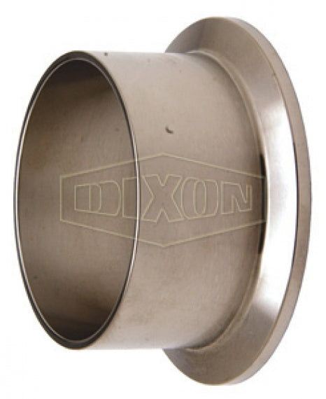 L14AM7-R300D Dixon Valve 316L Stainless Steel Sanitary Long Weld Ferrule - 3" Tube OD (Domestic - USA)