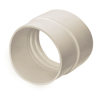 CMCW-600 by Kuriyama | Tiger-Duct® & Extendo-Duct® Air Ducting Hose Cuff | ID: 6" | EPT Rubber | White