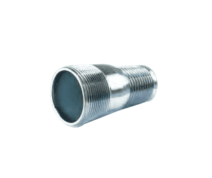 CN1000P by Jason Industrial | Combination Hose Nipple | 10" Hose ID | Male NPT x Hose Shank | Plated Steel