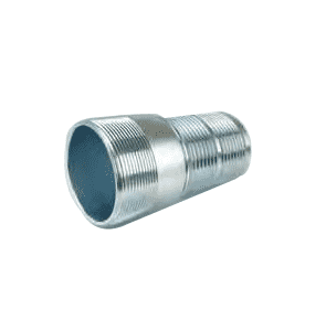 CN150PC by Jason Industrial | 1-1/2" Cam and Groove Crimp Coupling | Combination Hose Nipple | Male x Hose Shank | Aluminum