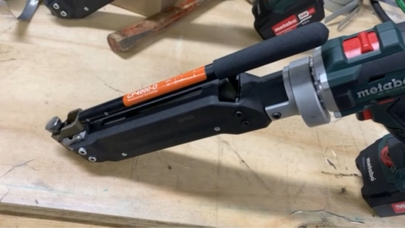 CP4000-D by Band-It | Cordless Center Punch Tool | Installs BAND-IT 5/8" Center Punch Clamps & Center Punch Band Fast with COLOR-IT®