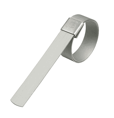 CPCS12 by Kuriyama | Kuri-Clamp Center Punch Clamp | Size: 3" | Band Width: 5/8" | 50 Pieces per Box | Galvanized Carbon Steel