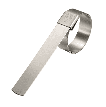 CPSS11 by Kuriyama | Kuri-Clamp Center Punch Clamp | Size: 2-3/4" | Band Width: 5/8" | 50 Pieces per Box | 201 Stainles Steel