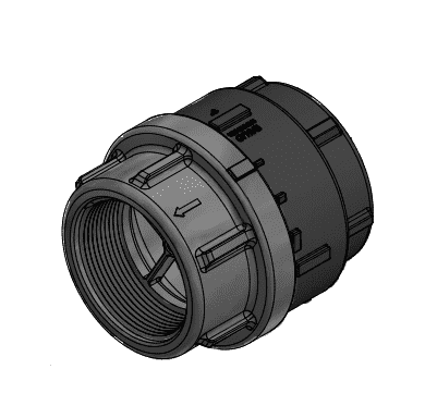 CV301 Banjo 3" NPT Check Valve - 300 PSI - 1/2# Spring