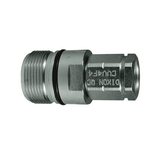 CVV4FM1815 Dixon Steel CVV-Series Quick Disconnect 1/2" European Interchange Hydraulic Nipple - Female M18X1.5