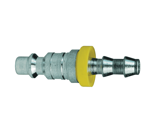 1/4 Inch x 3/8 Inch Industrial Barbed Coupler with Clamp