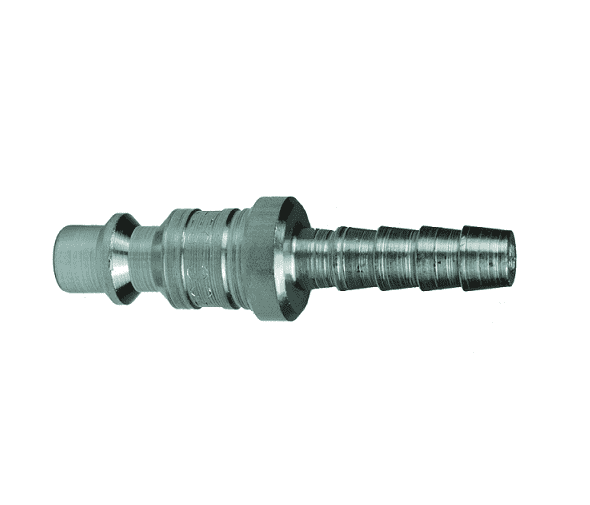 D2S3-S Dixon 303 Stainless Steel DF-Series Quick Disconnect 1/4" Industrial Interchange Pneumatic Nipple - Standard Hose Barb - 3/8" Hose ID