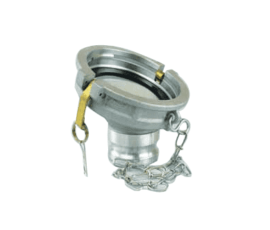 DA4030ATC by Jason Industrial | Tank Truck API Coupling | 4" API Female Coupler x 3" Male Adapter | Aluminum