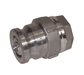 DBA64-150 Dixon Valve Aluminum Bayloc® Dry Break Cam and Groove Dry Disconnect 2" Adapter x 1-1/2" Female NPT with EPDM Seal