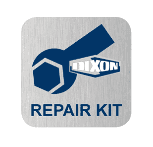 STC-RK150 Dixon 1-1/2" Sanitary Stationary Spray Ball Repair Kit - One Pin and One "R Clip"
