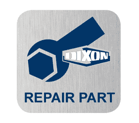 B5115-RKS150 Dixon 1-1/2" Sanitary Silicone Replacement Seat for 304 Stainless Steel Butterfly Valves with Trigger Handles