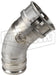 400DA-45SS Dixon Valve 4" 316 Stainless Steel Cam and Groove x Cam and Groove 45 deg. Elbow - Male Adapter x Female Coupler