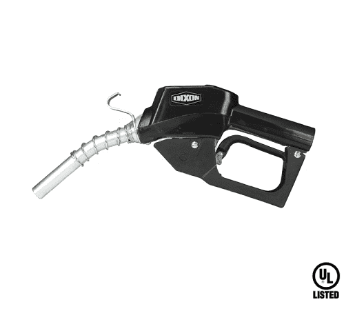 DN7UOBF-NC Dixon Aluminum UL Farm and Consumer Gasoline Nozzle - 3/4" NPT Inlet - 13/16" Spout Outlet - 18 GPM Flow Rate (at 20 PSI)