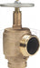 AVG250F Dixon Brass Angle Hose Valve - 2-1/2" Grooved Inlet x 2-1/2" Male NST (NH) Outlet