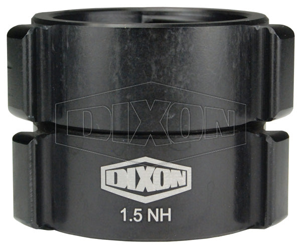 N53-40F40F Dixon Aluminum Swivel Female x Rigid Female Adapter - Style N53 - Rocker Lug - 4" Female NST(NH) x 4" Female NST(NH)