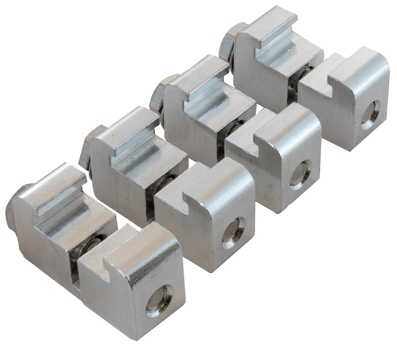 DVF-B63100LH Dixon Valve ISO Double Claw Clamp for D-TORR Vacuum Fitting - Flange Sizes: ISO63, ISO80, ISO100 - Aluminum (Pack of 4)