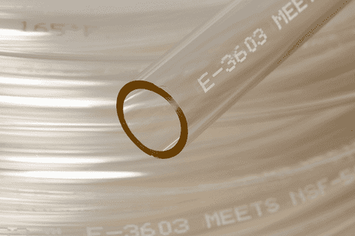 Tygon S3™ ACF00005 3/32" I.D. x 7/32" O.D. x 1/16" Wall (E-3603 Non-DEHP) 50' Package Length - Phthalate-Free Lab Tubing