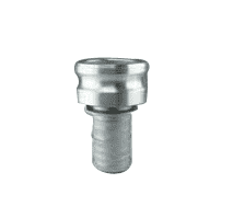 E3025A by Jason Industrial | Reducing Cam and Groove | Part E | 3" Male Adapter x 2-1/2" Hose Shank | Aluminum